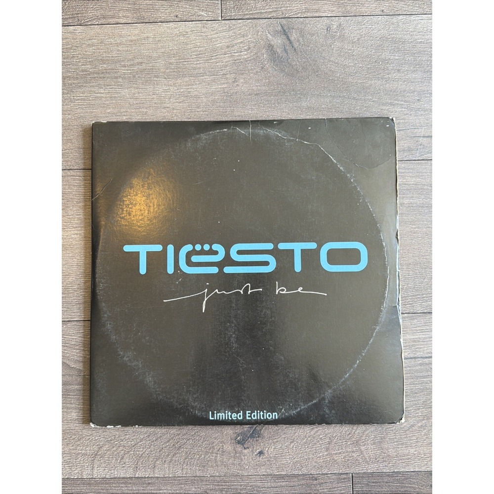 RARE DJ TIESTO JUST BE x4 VINYL SET TRANCE TECHNO ELECTRONIC 4 RECORDS Limited